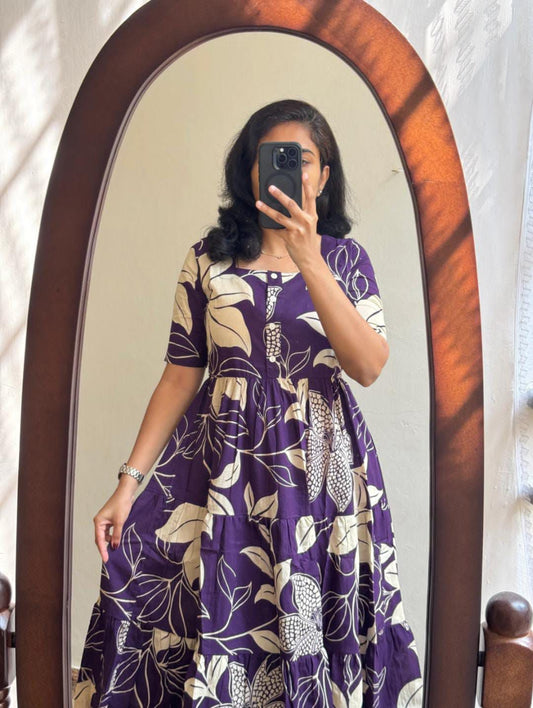 Ziyaa Printed Gown dress
