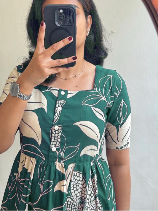 Ziyaa Printed Gown dress